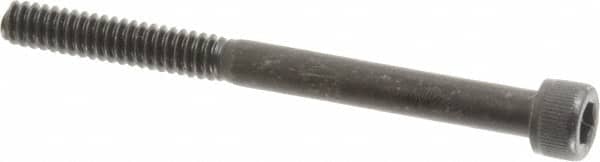 Value Collection - #10-24 UNC Hex Socket Drive, Socket Cap Screw - Alloy Steel, Black Oxide Finish, Partially Threaded, 2-1/4" Length Under Head - Americas Industrial Supply
