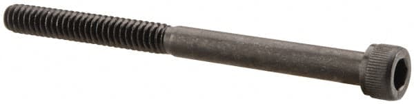 Value Collection - #10-24 UNC Hex Socket Drive, Socket Cap Screw - Alloy Steel, Black Oxide Finish, Partially Threaded, 2-1/2" Length Under Head - Americas Industrial Supply