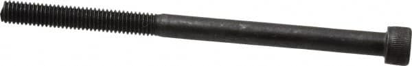 Value Collection - #10-32 UNF Hex Socket Drive, Socket Cap Screw - Alloy Steel, Black Oxide Finish, Partially Threaded, 3" Length Under Head - Americas Industrial Supply