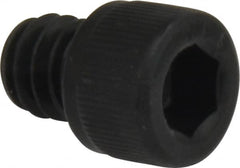 Value Collection - 1/4-20 UNC Hex Socket Drive, Socket Cap Screw - Alloy Steel, Black Oxide Finish, Fully Threaded, 1/4" Length Under Head - Americas Industrial Supply