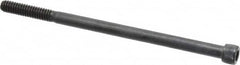 Value Collection - 1/4-20 UNC Hex Socket Drive, Socket Cap Screw - Alloy Steel, Black Oxide Finish, Partially Threaded, 4-1/2" Length Under Head - Americas Industrial Supply