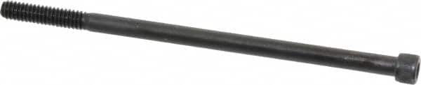 Value Collection - 1/4-20 UNC Hex Socket Drive, Socket Cap Screw - Alloy Steel, Black Oxide Finish, Partially Threaded, 5" Length Under Head - Americas Industrial Supply