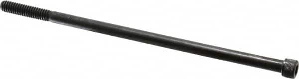 Value Collection - 1/4-20 UNC Hex Socket Drive, Socket Cap Screw - Alloy Steel, Black Oxide Finish, Partially Threaded, 6" Length Under Head - Americas Industrial Supply