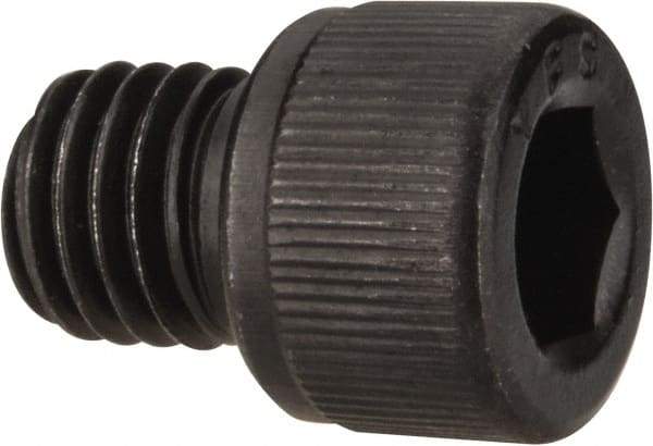 Value Collection - 1/4-28 UNF Hex Socket Drive, Socket Cap Screw - Alloy Steel, Black Oxide Finish, Fully Threaded, 1/4" Length Under Head - Americas Industrial Supply