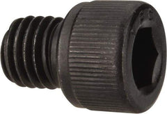 Value Collection - 1/4-28 UNF Hex Socket Drive, Socket Cap Screw - Alloy Steel, Black Oxide Finish, Fully Threaded, 1/4" Length Under Head - Americas Industrial Supply