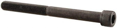 Value Collection - 1/4-28 UNF Hex Socket Drive, Socket Cap Screw - Alloy Steel, Black Oxide Finish, Partially Threaded, 2-3/4" Length Under Head - Americas Industrial Supply