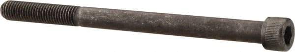 Value Collection - 1/4-28 UNF Hex Socket Drive, Socket Cap Screw - Alloy Steel, Black Oxide Finish, Partially Threaded, 3-1/2" Length Under Head - Americas Industrial Supply