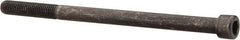 Value Collection - 1/4-28 UNF Hex Socket Drive, Socket Cap Screw - Alloy Steel, Black Oxide Finish, Partially Threaded, 4" Length Under Head - Americas Industrial Supply