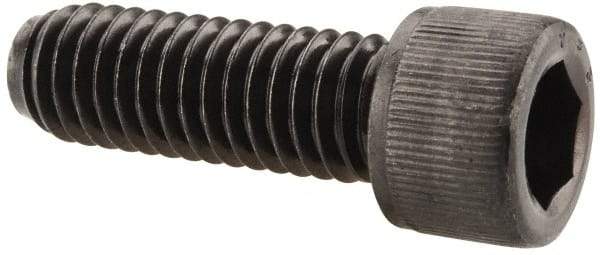 Value Collection - 3/8-16 UNC Hex Socket Drive, Socket Cap Screw - Alloy Steel, Black Oxide Finish, Fully Threaded, 1-1/8" Length Under Head - Americas Industrial Supply