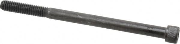 Value Collection - 3/8-16 UNC Hex Socket Drive, Socket Cap Screw - Alloy Steel, Black Oxide Finish, Partially Threaded, 5-1/2" Length Under Head - Americas Industrial Supply