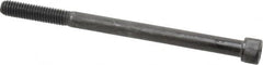 Value Collection - 3/8-16 UNC Hex Socket Drive, Socket Cap Screw - Alloy Steel, Black Oxide Finish, Partially Threaded, 5-1/2" Length Under Head - Americas Industrial Supply