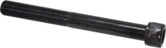 Value Collection - 3/8-24 UNF Hex Socket Drive, Socket Cap Screw - Alloy Steel, Black Oxide Finish, Partially Threaded, 3-1/2" Length Under Head - Americas Industrial Supply