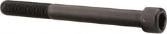 Value Collection - 3/8-24 UNF Hex Socket Drive, Socket Cap Screw - Alloy Steel, Black Oxide Finish, Partially Threaded, 3-3/4" Length Under Head - Americas Industrial Supply