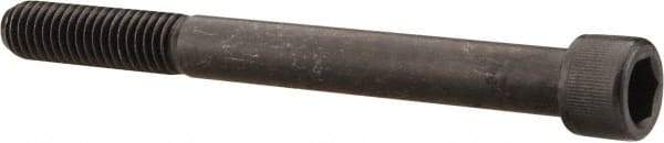 Value Collection - 7/16-14 UNC Hex Socket Drive, Socket Cap Screw - Alloy Steel, Black Oxide Finish, Partially Threaded, 4-1/2" Length Under Head - Americas Industrial Supply