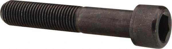 Value Collection - 7/16-20 UNF Hex Socket Drive, Socket Cap Screw - Alloy Steel, Black Oxide Finish, Partially Threaded, 2-1/2" Length Under Head - Americas Industrial Supply