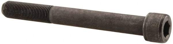 Value Collection - 1/2-20 UNF Hex Socket Drive, Socket Cap Screw - Alloy Steel, Black Oxide Finish, Partially Threaded, 4-1/2" Length Under Head - Americas Industrial Supply