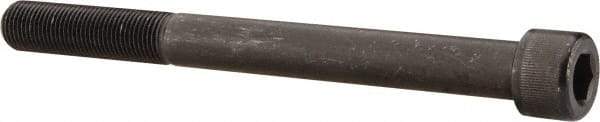 Value Collection - 1/2-20 UNF Hex Socket Drive, Socket Cap Screw - Alloy Steel, Black Oxide Finish, Partially Threaded, 5-1/2" Length Under Head - Americas Industrial Supply