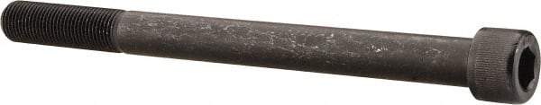 Value Collection - 1/2-20 UNF Hex Socket Drive, Socket Cap Screw - Alloy Steel, Black Oxide Finish, Partially Threaded, 6" Length Under Head - Americas Industrial Supply