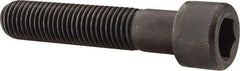 Value Collection - 3/4-10 UNC Hex Socket Drive, Socket Cap Screw - Alloy Steel, Black Oxide Finish, Partially Threaded, 3-3/4" Length Under Head - Americas Industrial Supply
