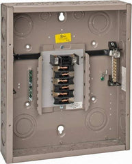 Eaton Cutler-Hammer - 12 Circuits, 120/240 VAC, 125 Amp Main, 6-2/0 AWG, Indoor Main Lug Load Center - 1 Phase, 1 NEMA Rating, 14.31 Inch Wide x 3.88 Inch Deep x 16-3/4 Inch High - Americas Industrial Supply