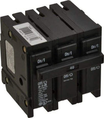 Eaton Cutler-Hammer - 40 Amp, 240 VAC, 3 Pole, Plug In Type BR Circuit Breaker - Magnetic Trip, 10 kA Breaking Capacity, 14-4 AWG - Americas Industrial Supply