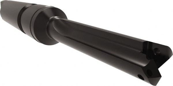 Allied Machine and Engineering - Series 1, 18mm Max Diam, 4MT Taper Shank, Straight Flute Spade Drill - 2-3/4" Max Depth, 3-7/8" Body Length, 8-3/4" OAL, Short Length, Through Coolant - Americas Industrial Supply