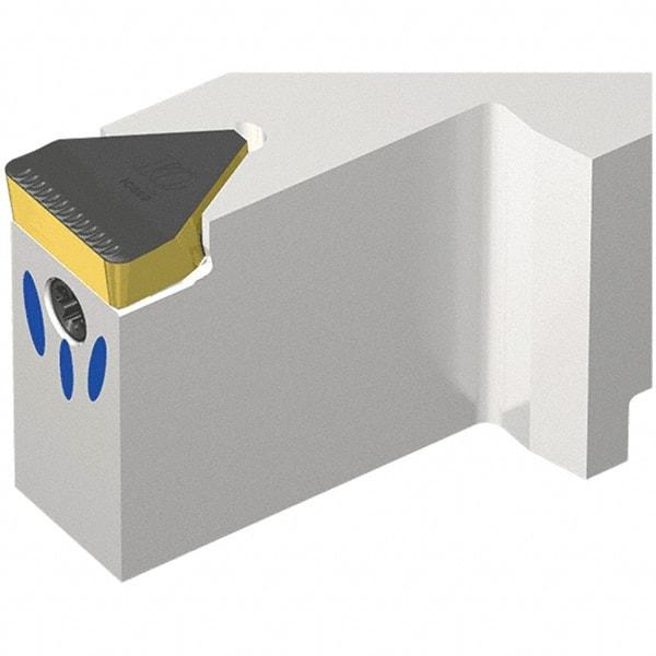 Iscar - THD, External, Left Hand, 1.575" Max Depth of Cut, 0.787" Max Groove Width, Indexable Grooving Tool Holder - TIGER 2020Y-IQ Insert Compatibility, 1-1/4" Shank Height, 1-1/4" Shank Width, 7" OAL, Through Coolant - Americas Industrial Supply