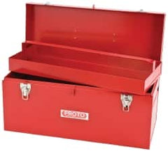Proto - 1 Compartment 1 Tray Tool Box - 20" Wide x 8-1/2" Deep x 9-1/2" High, Steel, Red - Americas Industrial Supply