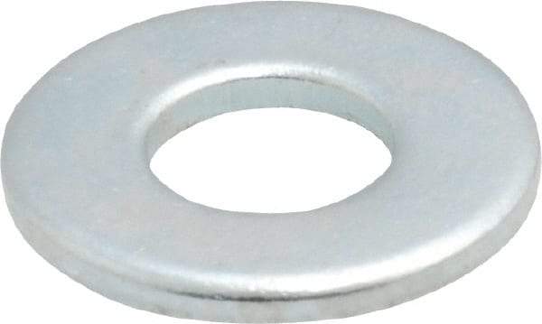 Value Collection - 1/4" Screw, Steel SAE Flat Washer - 9/32" ID x 5/8" OD, 1/16" Thick, Zinc-Plated Finish - Americas Industrial Supply