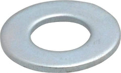 Value Collection - 3/8" Screw, Steel SAE Flat Washer - 13/32" ID x 13/16" OD, 1/16" Thick, Zinc-Plated Finish - Americas Industrial Supply