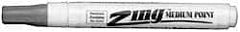 Markal - White Paint Marker - Fiber Medium Tip, Alcohol Base Ink - Americas Industrial Supply
