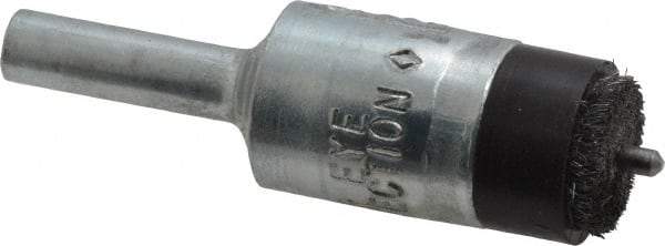 Osborn - 1/2" Brush Diam, End Brush - 1/4" Diam Shank, 3/32" Pilot Diam, 25,000 Max RPM - Americas Industrial Supply