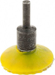 Osborn - 1-3/4" Brush Diam, Encapsulated, Flared End Brush - 1/4" Diam Shank, 25,000 Max RPM - Americas Industrial Supply