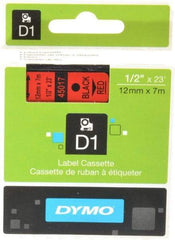 Dymo - 276" Long, Black Label Tape - 23' Long - Americas Industrial Supply