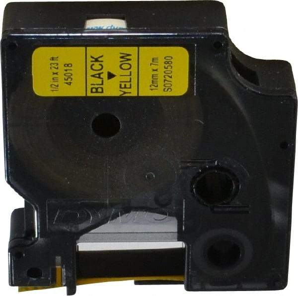 Dymo - 276" Long, Black Label Tape - 23' Long - Americas Industrial Supply