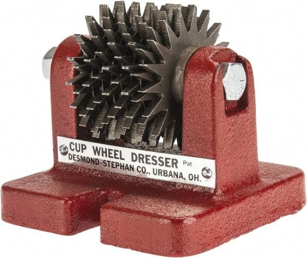 Desmond - Heavy Duty Cup Wheel Dresser with Cutters - Floor Mount, Disc Cutter - Americas Industrial Supply