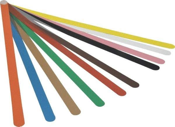 Precision Brand - 13 Piece, 0.001 to 0.03" Thick, Parallel Feeler Gage Set - 12" Leaf Length, 1/2" Wide, Plastic - Americas Industrial Supply