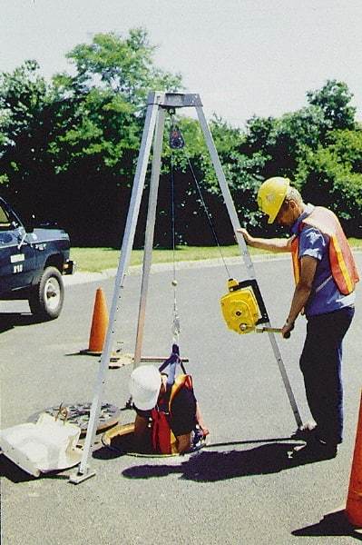 Gemtor - Confined Space Entry & Retrieval Systems Hoist Type: Tripod Hoist Base: Portable - Americas Industrial Supply