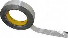 3M - 1" x 55m Silver Foil Tape - 4.6 mil, Acrylic Adhesive, Aluminum Foil Backing, 30 Lb/ln Tensile Strength, -65.2°F to 300°F, Series 425 - Americas Industrial Supply