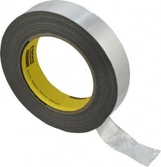 3M - 36 Yd Long x 1" Wide, Series 363, Silver Aluminum Tape - 7.3 mil Thick, 135 Lb/In Tensile Strength - Americas Industrial Supply