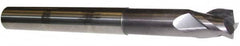 ProMax - 1/2", 3 Flute, Single End, Solid Carbide, 0.02" Corner Radius End Mill - 6" OAL, 35° Helix, Right Hand Flute, 5/8" LOC, Right Hand Cut, 2-3/8" Extended Reach - Americas Industrial Supply