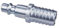 CEJN - Hose Barb Asian Pneumatic Hose Connector - Steel Zinc-Plated, 1/4" Body Diam, 1/4" Hose ID - Americas Industrial Supply