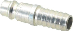 CEJN - Hose Barb European High Flow Pneumatic Hose Connector - Steel Zinc-Plated, 1/4" Body Diam, 3/8" Hose ID - Americas Industrial Supply