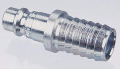 CEJN - Hose Barb European High Flow Pneumatic Hose Connector - Steel Zinc-Plated, 1/4" Body Diam, 1/2" Hose ID - Americas Industrial Supply