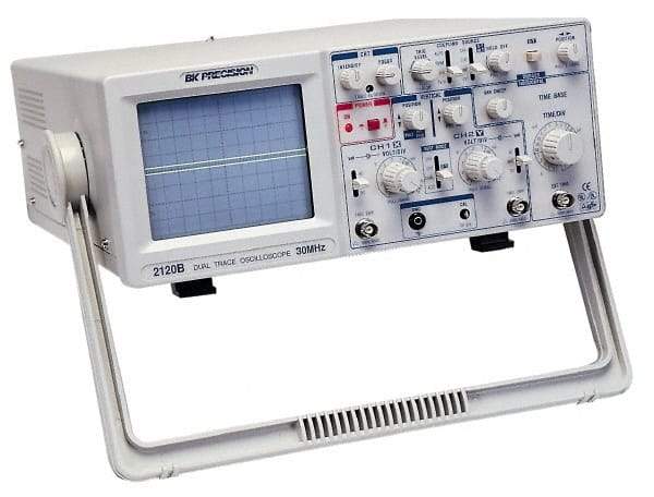 B&K Precision - 40 MHz, 2 Channel, Portable Oscilloscope - CRT Display - Americas Industrial Supply