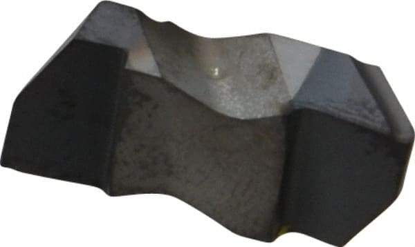 Kennametal - 3012NP K Grade KC5025, 4.83mm Cutting Width Carbide Grooving Insert - 5.08mm Max Depth of Cut, Right Hand, 0.34mm Corner Radius, TiAlN Finish - Americas Industrial Supply