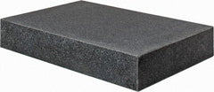 Value Collection - 18" Long x 12" Wide x 3" Thick, Granite Inspection Surface Plate - B Toolroom Grade, 0.0001" Unilateral Tolerance - Americas Industrial Supply