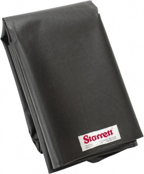 Starrett - 48 Inch Long x 36 Inch Wide Vinyl Inspection Surface Plate Cover - Black - Americas Industrial Supply