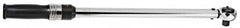 Blackhawk by Proto - 1/2" Drive Micrometer Type Ratchet Head Torque Wrench - 25 Ft/Lb to 250 Ft/Lb Torque, 20-13/16" OAL, 1.4 N/m Graduation - Americas Industrial Supply