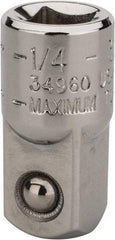 Blackhawk by Proto - 3/8 Male 1/4 Female Drive Adapter - 1" OAL - Americas Industrial Supply